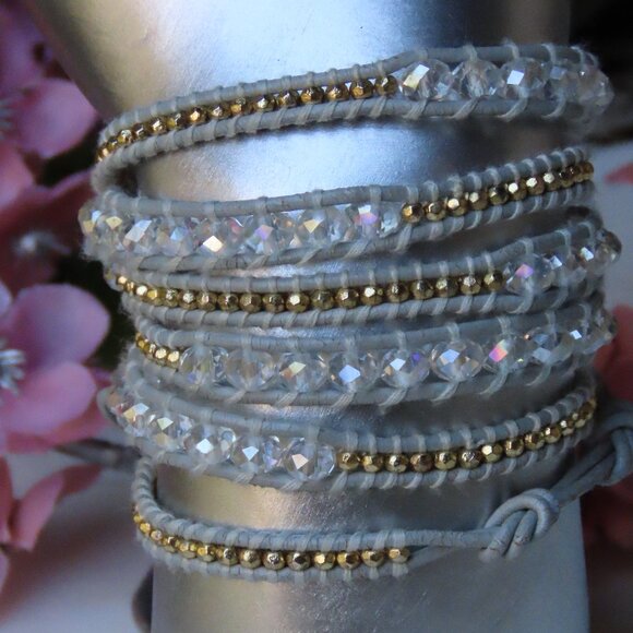 Lizou wrap in clear and gold - Picture 6 of 6